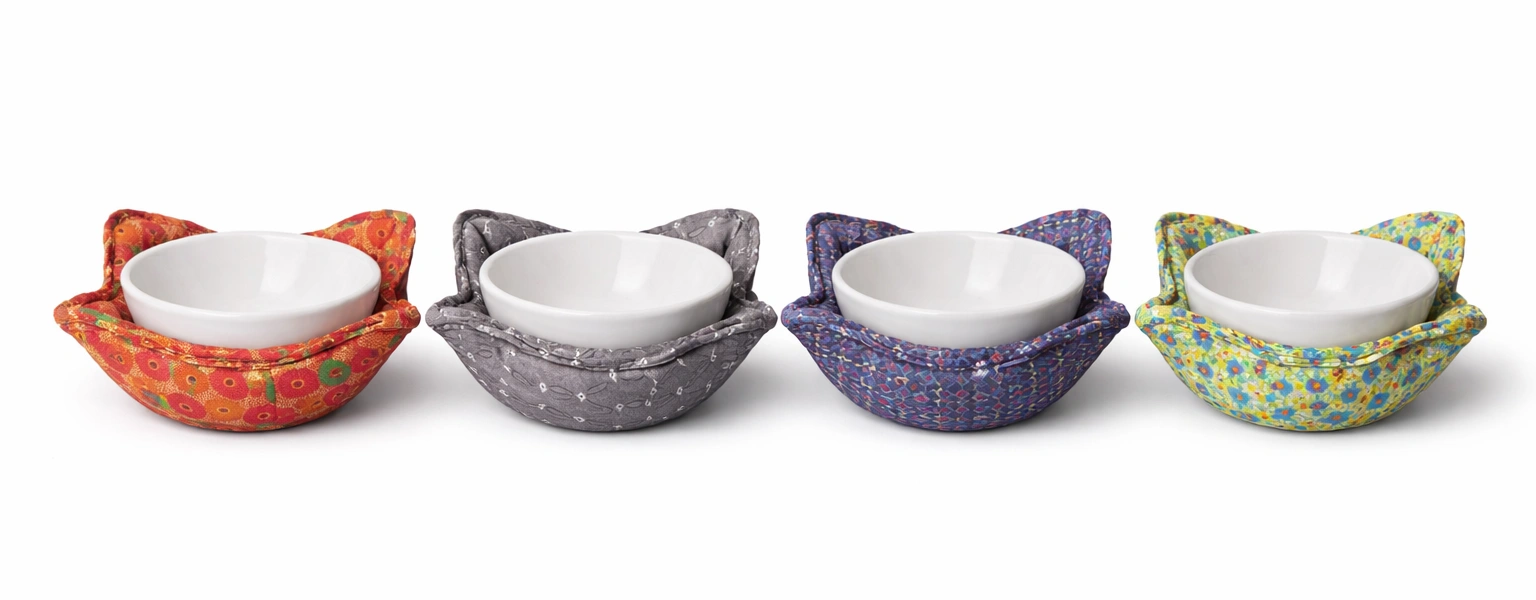 Colourful Bowl Cosies